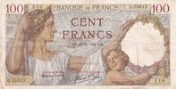 Frankreich 1941 100 Francs Sully - 20-11-1941 - Serial Q.25913 III / SS