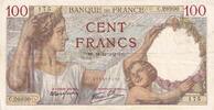 Frankreich 100 francs 100 Francs Sully - 18-12-1941 - Serial C.26930 -