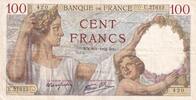 Frankreich 1942 100 Francs Sully - 08-01-1942 - Serial U.27613 III / SS