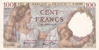 Frankreich 1942 100 Francs Sully - 19-03-1942 - Serial P.29390 II / VZ