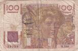 Frankreich 100 francs 100 Francs - Young farmer - 07-01-1954 - Serial R.580 -