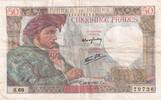 Frankreich 1941 50 Francs Jacques Coeur - 24-04-1941 - Serial S.68 III / SS