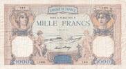 Frankreich 1933 1000 Francs Ceres and Mercury - 30-03-1933 - Serial Y.2405 IV / S