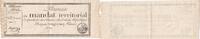 25 francs 1796 Frankreich 25 Francs - Territorial mandate with serial 27 - 28 Ventose An IV (18.03.1796) III / SS