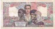 Frankreich 1945 5000 Francs France and colonies - 08-02-1945 - Serial L.282 III / SS