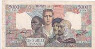 Frankreich 1945 5000 Francs France and colonies - 11-05-1945 - Serial G.579 IV / S+