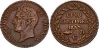 Monaco 5 centimes 5 Centimes Honoré V - 1837 MC -