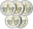 Deutschland  Pack of 5 x 2 Euros Commémo. 2016 - Saxony (all 5 workshops) unz ( non circulé)