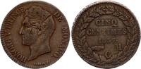 Monaco 5 centimes 5 Centimes Honoré V - 1837 MC -