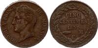 Monaco 5 centimes 5 Centimes Honoré V - 1837 MC -