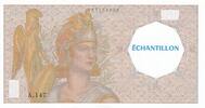 Frankreich  50 Francs - Athena - Echantillon 1250 - Type 50 F Quentin de la Tour - 1976 I / ST