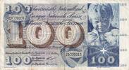 Schweiz 1958 100 Francs Child St Martin - 18-12-1958 - Serial 23C III / SS