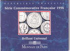 Frankreich Set of 3 coins 1996 in Francs BU -