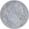 Frankreich  2 Francs Laureate head - 1945 B IV / S+