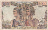 Frankreich 5000 francs 5000 Francs Sea and Countryside - 03-11-1949 - Serial W.37 - F.48.02 -