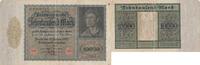Deutschland 10000 mark 10000 Mark - Portrait of man by Durer - 1922 - Varieties Serials and letters -