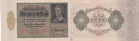 Deutschland 10000 mark 10000 Mark - Portrait of man by Durer - 1922 - Serial J -