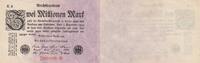 Deutschland 2 millionen mark 2 Millionen Mark - White & Rose - 1923 - Number 200 000 - SUP - P.103 -