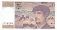 Frankreich 20 francs 20 Francs - Debussy - 1983 - Serial J.012 -