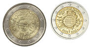 Frankreich 2 2 Euros Commémo. 2012 - 10 years of the Euro -