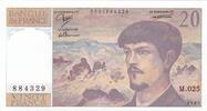 Frankreich 20 francs 20 Francs - Debussy - 1989 - Serial M.025 -