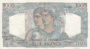 Frankreich 1948 1000 Francs Minerva and Hercules - 05-05-1948 - Serial E.420 III / SS