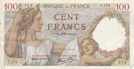Frankreich 100 francs 100 Francs Sully - 08-06-1939 - Serial C.179 -