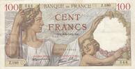 Frankreich 1939 100 Francs Sully - 08-06-1939 - Serial Z.180 III / SS