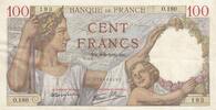 Frankreich 1939 100 Francs Sully - 08-06-1939 - Serial O.180 III / SS
