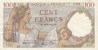 Frankreich 100 francs 100 Francs Sully - 29-06-1939 - Serial T.379 -