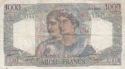 Frankreich 1949 1000 Francs Minerva and Hercules - 01-09-1949 - Serial Z.584 III / SS