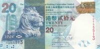 Hongkong 20 dollars 20 Dollars, Head of Lion - Mid-Autumn Festival - 2014 -