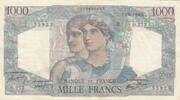 Frankreich 1946 1000 Francs Minerva and Hercules - 16-05-1946 - Serial O.273 III / SS