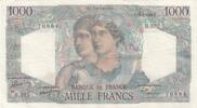 Frankreich 1948 1000 Francs Minerva and Hercules - 11-03-1948 - Serial B.392 III / SS
