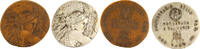 Set of 2 medals from 1976 - 25th anniversary of the FAO - Silver and Bronze - with certificate. I- / VZ+ / VZ-ST