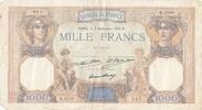 Frankreich 1000 francs 1000 Francs Ceres and Mercury - 03-09-1931 - Serial H.1510 -