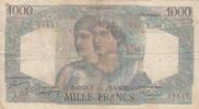 Frankreich 1948 1000 Francs Minerva - 11-03-1948 - Serial T.386 IV / S
