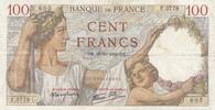 Frankreich 1939 100 Francs Sully - 26-10-1939 - Serial F.3778 III / SS