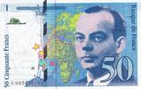 Frankreich 50 francs 50 Francs - Saint-Exupéry - Sign Vigier - 1993 - Letter E - P.157 -