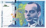 Frankreich 50 francs 50 Francs - Saint-Exupéry - Sign Vigier - 1994 - Lettre E - P.157 -