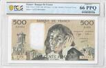 Frankreich 1988 500 Francs - Pascal - 03-03-1988 - Serial D.273 - PCGS 66 PPQ I / ST
