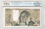 Frankreich 1987 500 Francs - Pascal - 05-11-1987 - Serial Q.268 - PCGS 66 PPQ I / ST