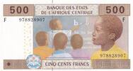 Staaten Zentralen Afrikas 500 francs 500 Francs Education - Letter F = Equatorial Guinea - 2002 -