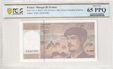 Frankreich 20 francs 20 Francs - Debussy - 1997 - Serial S.063 - PCGS 65 PPQ -