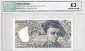 Frankreich 50 francs 50 Francs - Quentin de la Tour - 1987 - Serial K.49 - ICG 63UNC -