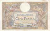 Frankreich 1928 100 Francs LOM - large cartridges - 05-06-1928 - Serial Y.21669 III / SS
