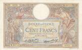 Frankreich 100 francs 100 Francs LOM - large cartridges - 29-02-1928 - Serial M.20712 -