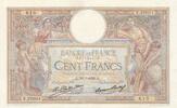 Frankreich 100 francs 100 Francs LOM - large cartridges - 10-07-1928 - Serial E.22031 -