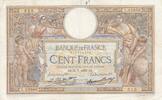 Frankreich 100 francs 100 Francs LOM - large cartridges - 31-07-1930 - Serial L.25989 -