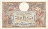 Frankreich 1931 100 Francs LOM - large cartridges - 24-12-1931 - Serial L.33508 III / SS+